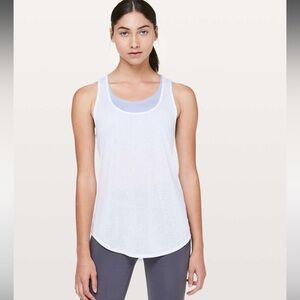 Lululemon Set The Course Tank
White, 10